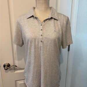 Travis Mathew Light Gray Polo Shirt